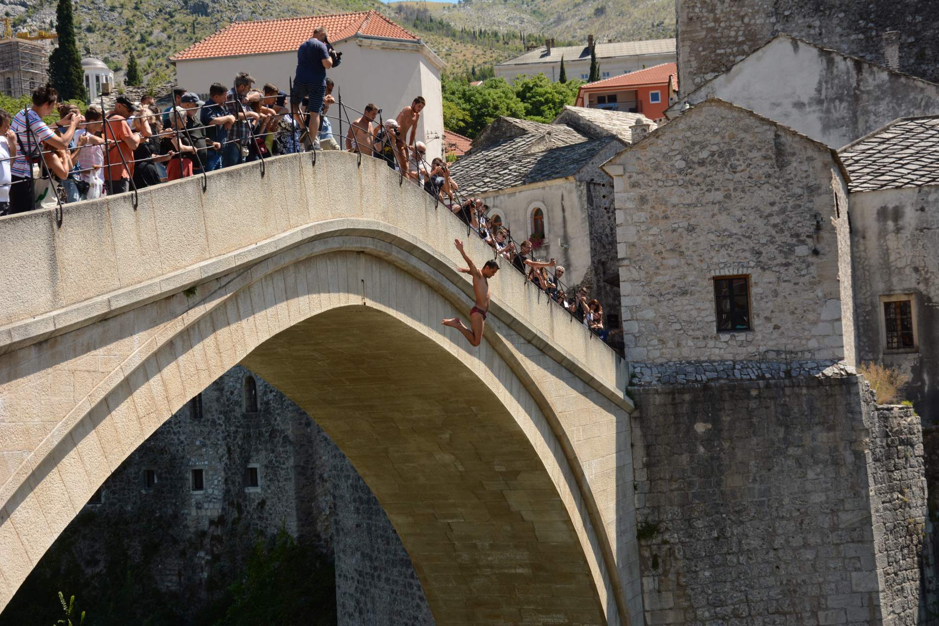 455. Skokovi sa Starog mosta u Mostaru od 23. do 25. jula 2021.
